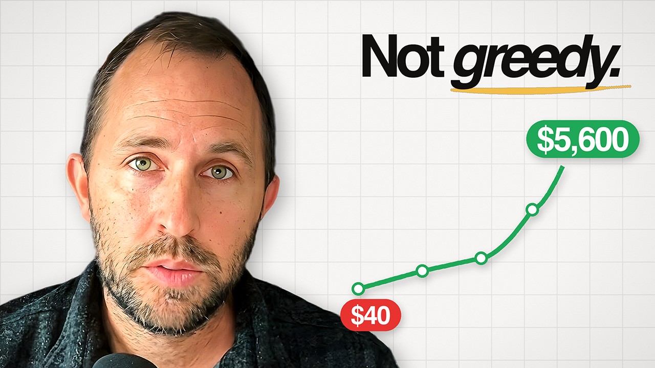 Thumbnail: Not greedy, a green line from $40 to $5,600